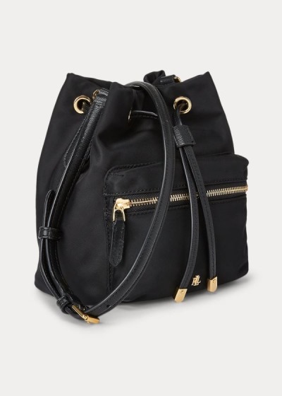 Bolsos Ralph Lauren Mujer Negros - Nylon Mini Debby II - DVSQL3782